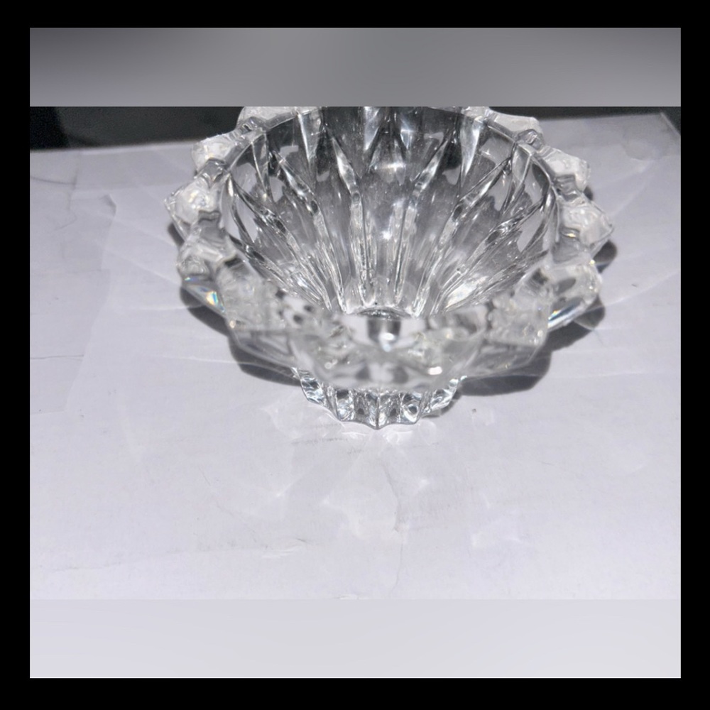 DIAMANTE CRYSTAL CANDLE HOLDER
